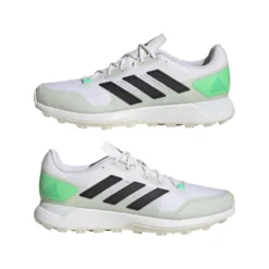 Adidas Zone Dox 2.2S Hockey Shoes - White (2023/24) -Hockey Gear Shop adidas zone dox 22s hockey shoes white 2022 23 5