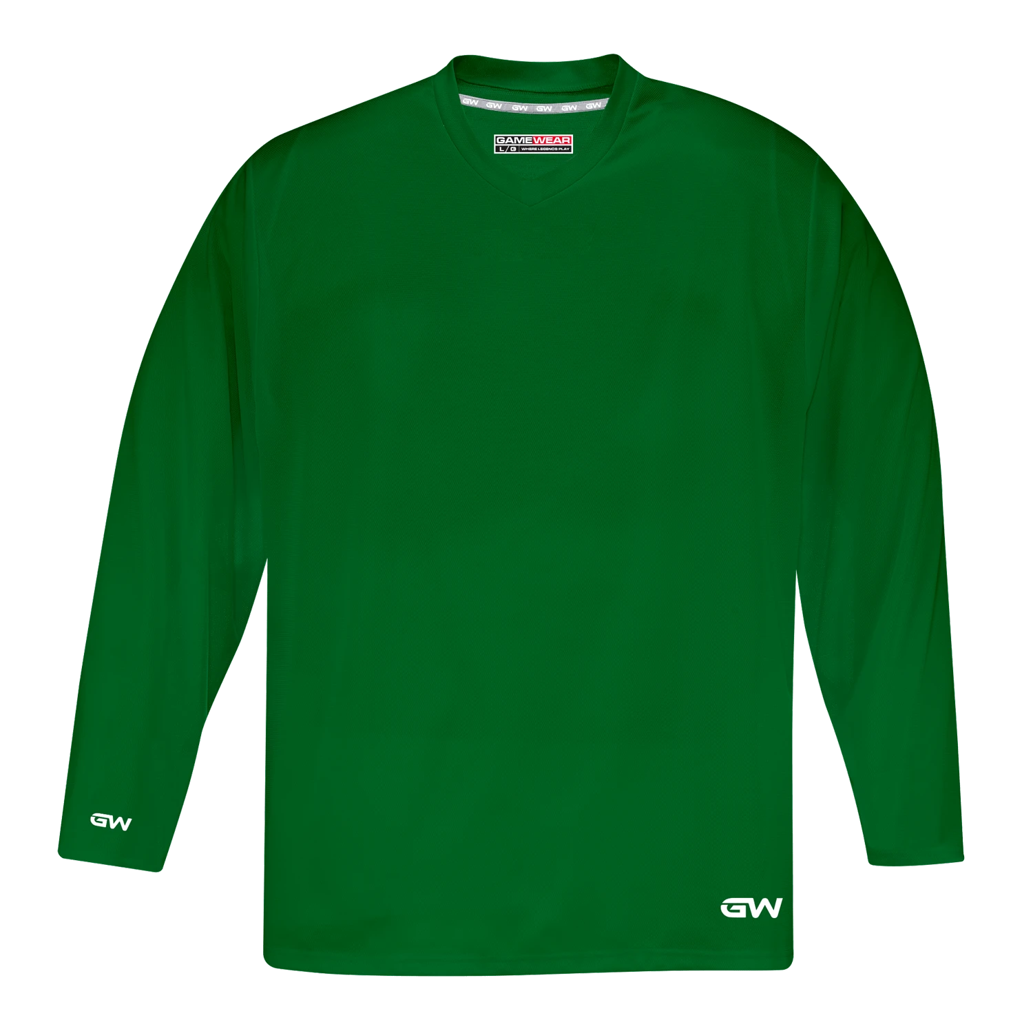 GameWear GW5500 ProLite Series Junior Hockey Practice Jersey - Kelly Green 3 GameWear GW5500 ProLite Series Junior Hockey Practice Jersey - Kelly Green
