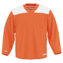 GameWear GW6500 ProLite Series Junior Hockey Practice Jersey - Orange / White