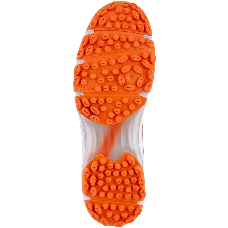 Grays Flash 2.0 Mens Hockey Shoes - Navy/Orange (2020/21) 6 Grays Flash 2.0 Mens Hockey Shoes - Navy/Orange (2020/21) - Image 4