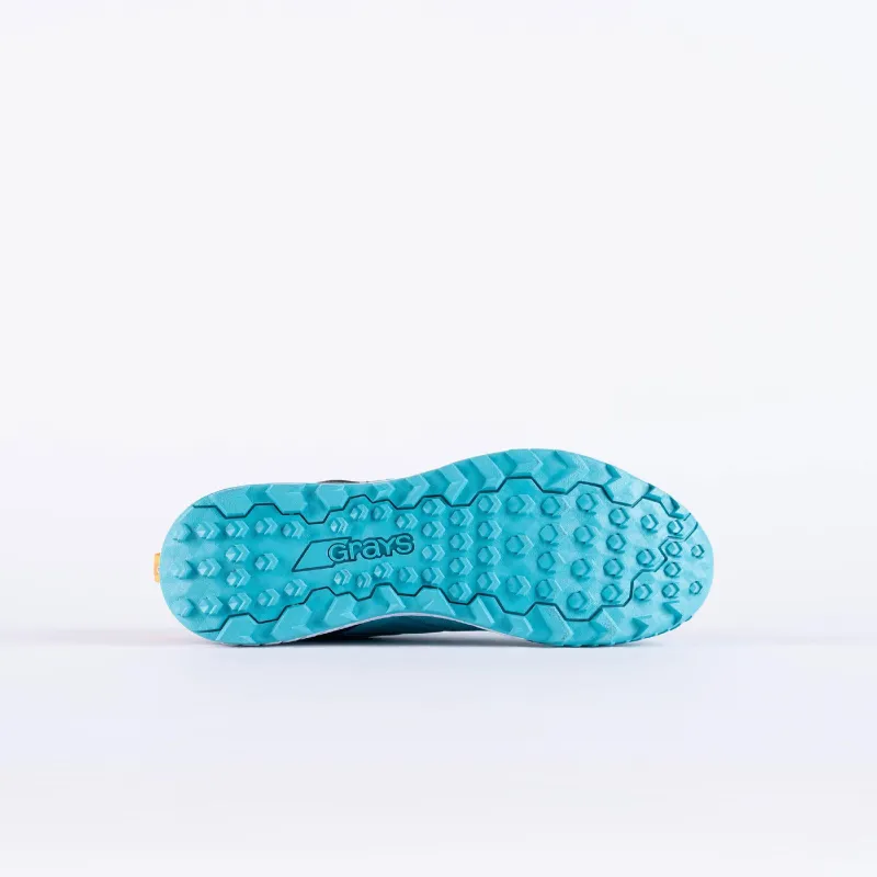 Grays Raid Junior Hockey Shoes - Teal/Navy (2023/24) 10 Grays Raid Junior Hockey Shoes - Teal/Navy (2023/24) - Image 8