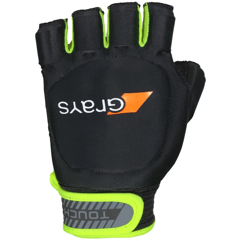 Grays Touch Hockey Glove - Right Hand - Black/Fluo Yellow (2023/24) 3 Grays Touch Hockey Glove - Right Hand - Black/Fluo Yellow (2023/24)