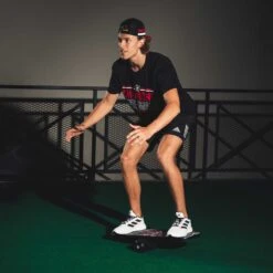 HockeyShot Training Balance Board -Hockey Gear Shop hockey shot fitness training hockeyshot training balance board osfa standard red 30359321215042