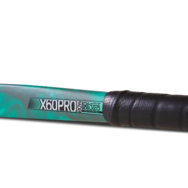 JDH X60 Pro Bow Hockey Stick - Teal (2021/22) 6 JDH X60 Pro Bow Hockey Stick - Teal (2021/22) - Image 4