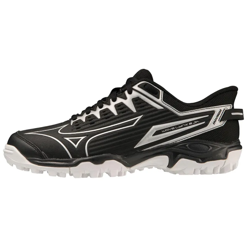 Mizuno Wave Lynx 2 Junior Hockey Shoes - Black (2023/24) 3 Mizuno Wave Lynx 2 Junior Hockey Shoes - Black (2023/24)
