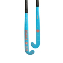 Osaka Indoor Vision 10 Low Bow Hockey Stick - Blue/Orange (2023)